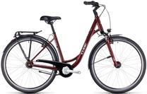 Dviratis miesto Cube Town Easy Entry, 28 ", 19" rėmas, raudona sp./pilka sp.
