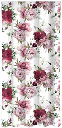 Nakts aizkari ZMB-58, balts krās./rozā krās./violeta krās., 160 cm x 250 cm