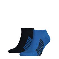 Sporta zeķes Puma Sneaker, zila krās./melna krās., 43-46, 2 gab.