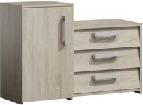 Batų dėžė Paris, smėlio, 99 cm x 36 cm x 68 cm