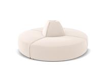 Lauko modulinė sofa Calme Jardin Maui CAL_C4S_153_F1_MAUI1, smėlio sp., 210 cm x 210 cm x 69 cm
