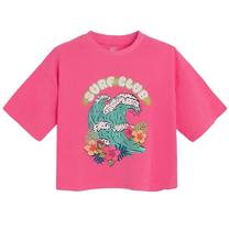 Футболка с короткими рукавами лето, для девочек Cool Club Voyage CCG2822560, розовый цв./многоцветный, 170 см