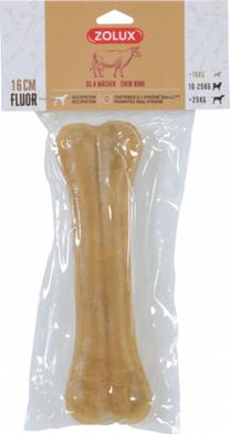 Лакомство для собак Zolux Bone, воловья кожа, 0.090 кг