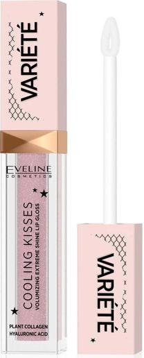 Lūpu spīdums Eveline Variete, 6.8 ml, gaiši rozā krās., 02 sugar nude