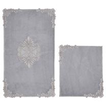 Vonios kilimėlių rinkinys Foutastic 394ANR1511, pilka sp., 100 cm x 60 cm