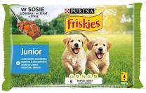 Mitrā barība (konservi) suņiem Nestle Purina Friskies, 0.1 kg, 4 gab.