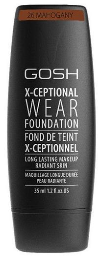 Skystas makiažo pagrindas Gosh X-Ceptional Wear, 26 mahogany, 35 ml