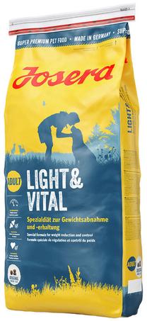Сухой корм для собак Josera Light & Vital, мясо птицы, 15 кг