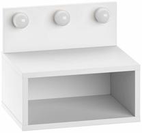 Naktinis staliukas Kalune Design Treo, balta sp., 33.8 cm x 40 cm x 30 cm