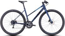 Velosipēds šosejas Cube Nulane Trapeze, 27 ", 19" rāmis, zila krās.