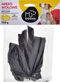 Gardums suņiem Koema Beef, lielopa āda, 0.1 kg