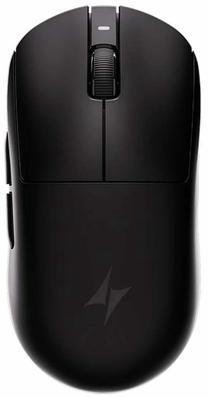 Bezvadu spēļu pele ATK Dragonfly A9 Plus ATK-A9-PLUS-BLACK, 2.4 ghz / bluetooth / usb, melna krās.