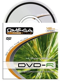 Ierakstāms kompaktdisks Omega, 4.7 GB