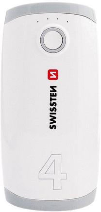 Lādētājs-akumulators (Power bank) Swissten, 4000 mAh, balta krās.
