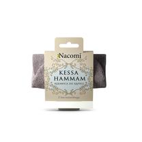 Варежка-мочалка Nacomi Kessa Hammam, коричневый цв.