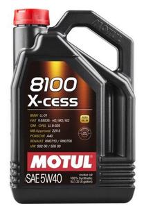 Variklių alyva Motul 8100 X-Cess 5W - 40, sintetinis, 5 l