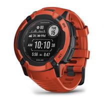 Viedais pulkstenis Garmin Instinct 2X Solar, sarkana krās.
