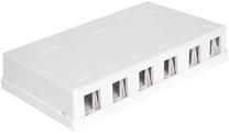 Delock Keystone Surface Mounted Box 6-Port White