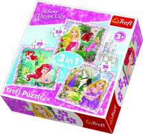 Пазл 3in1 Trefl Disney Princess, 106 шт.