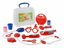 Игровой медицинский набор Wader-Polesie Doctor Set Nr 3, синий цв./белый цв./красный цв.