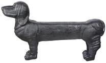 Lauko suoliukas VLX Dachshund, juoda sp., 117.5 cm x 25 cm x 67 cm