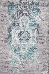 Kilimas Conceptum Hypnose Fusion Chenille A: 198, įvairių spalvų/žalia sp., 150 cm x 75 cm