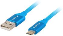 Vads Lanberg USB, Micro USB 2.0 B female, 3 m, zila krās.