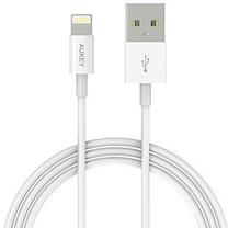 Laidas Aukey, USB/Apple Lightning, balta sp.