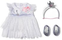 Комплект одежды для куклы Zapf Creation Baby born Ballerina 837276, белый цв./серебристый цв.