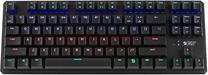 Laidinė žaidimų klaviatūra SilentiumPC GK-530 RGB Tournament Kailh Red, EN, juoda sp.