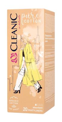 Higieniniai įklotai Cleanic Pure Cotton, 20 vnt.