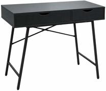 Письменный стол с ящиками Akord Furniture Factory Rax, 100 см x 48 см, 80.5 см, черный цв.