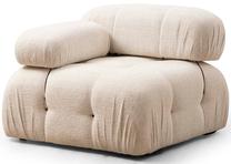 Krėslas Hanah Home Bubble L1 Bouclette, kreminė sp., 95 cm x 95 cm x 75 cm