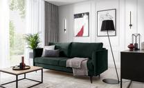 Sofa Revi Loco 35, tamsiai žalia sp., 98 x 215 cm x 92 cm