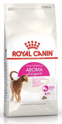 Sausā kaķu barība Royal Canin Feline Preference Aroma Exigent, zivs/vistas gaļa, 0.4 kg