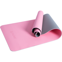 Fitnesa un jogas paklājs Pure2Improve P2I201 Yoga Mat, rozā krās./pelēka krās., 176 cm x 58 cm x 0.6 cm
