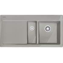 Virtuvinė plautuvė Franke Mythos MTK 651-100, keramika, 100 cm x 51 cm x 19 cm, matte pearl grey sp.