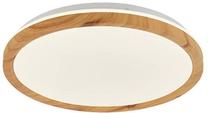 Šviestuvas lubų Candellux Kato, LED, 4000 °K, 1 x 16 W, balta sp. / ruda sp., 30 x 30 cm