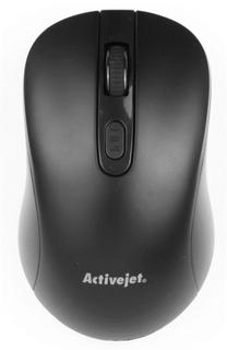 Belaidė kompiuterinė pelė ActiveJet AMY-305W, juoda sp.