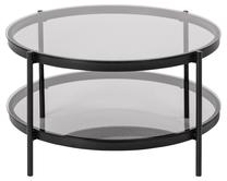 Kavos staliukas Bayonne Round, juoda sp., 79 cm x 79 cm x 42 cm