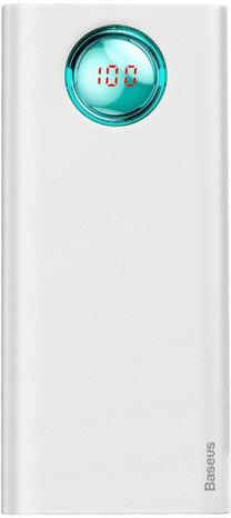 Nešiojamas įkroviklis (Power bank) Baseus Amblight, 20000 mAh, balta sp.