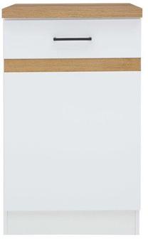 Apatinė virtuvinė spintelė Junona Line, ruda sp., 50 cm x 47 cm x 82 cm