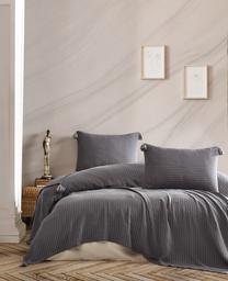 Lovatiesė Mijolnir Costa 157SHS5393, pilka sp., 220 cm x 240 cm