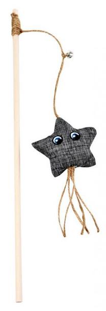 Žaislas ant pagaliuko katėms Barry King Star 16020, pilka sp., 40 cm