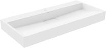 Vonios praustuvas Mexen Ava 1/O, konglomeratas, 100 cm x 46 cm x 11 cm, balta sp.