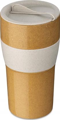 Plastikust klaas Koziol Aroma To Go XL, 700 ml, plastik, pruunikas v./beež v.