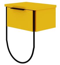 Naktinis staliukas Kalune Design Norfolk 855DTE3529, geltona sp., 44 cm x 33 cm x 25 cm