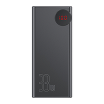 Nešiojamas įkroviklis (Power bank) Baseus Mulight, 30000 mAh, juoda sp.