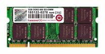Operatyvioji atmintis (RAM) Transcend JetRam JM800QSU-2G, DDR2 (SO-DIMM), 2 GB, 800 MHz