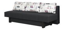 Sofa Bodzio Afrodyta, juoda sp., 200 x 88 cm x 71 cm